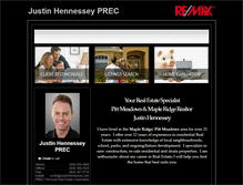 Tablet Screenshot of justinhennessey.com